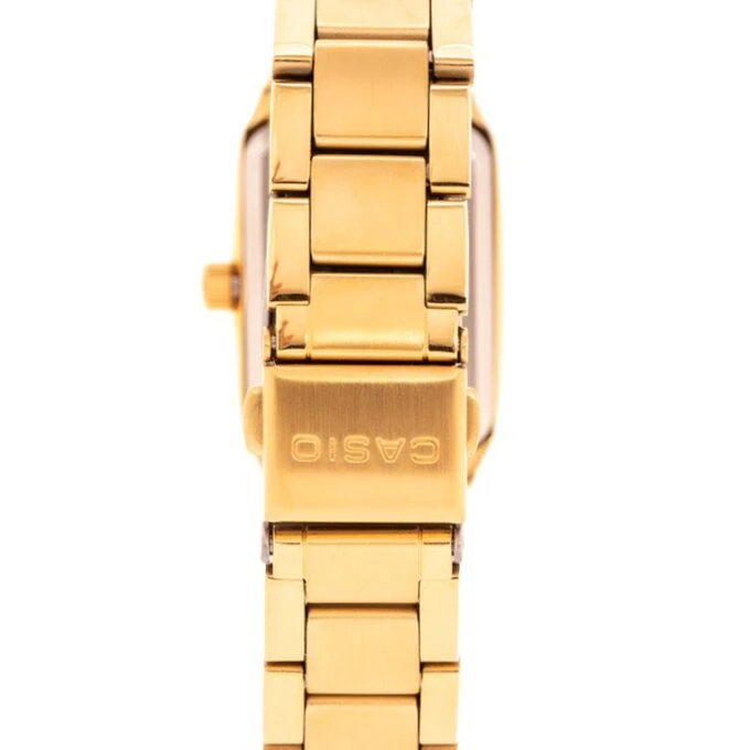 Montre CASIO Femme - LTP-1165N-1CRDF - Bracelet Dorée En Acier Inoxydable - Résistante à l'eau - 12 Mois De Garantie