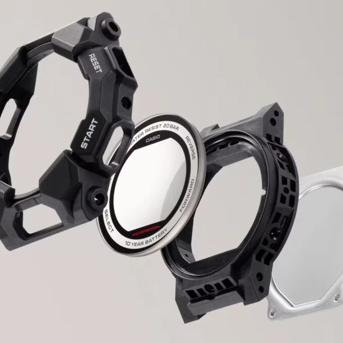 Montre Analogique-Digitale - G-SHOCK - Homme - Résistante aux Chocs, Étanche 200m, Batterie 10 Ans, LED Haute Luminosité - Bio-résine - Noir - Référence GA-010-1ADR