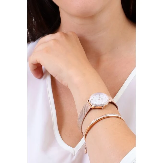 Montre Morellato Femme Quartz R0153161504 - Acier Inoxydable, Multicolore, Affichage Analogique-Numérique, Verre Minéral, Bracelet 22mm, Année 2019