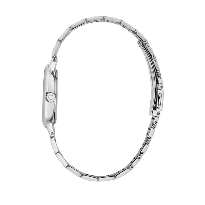 Montre Femme Quartz Ronde 32mm Acier Inoxydable Blanc - Trussardi - Bracelet 18mm Minéral - Référence R2453171505