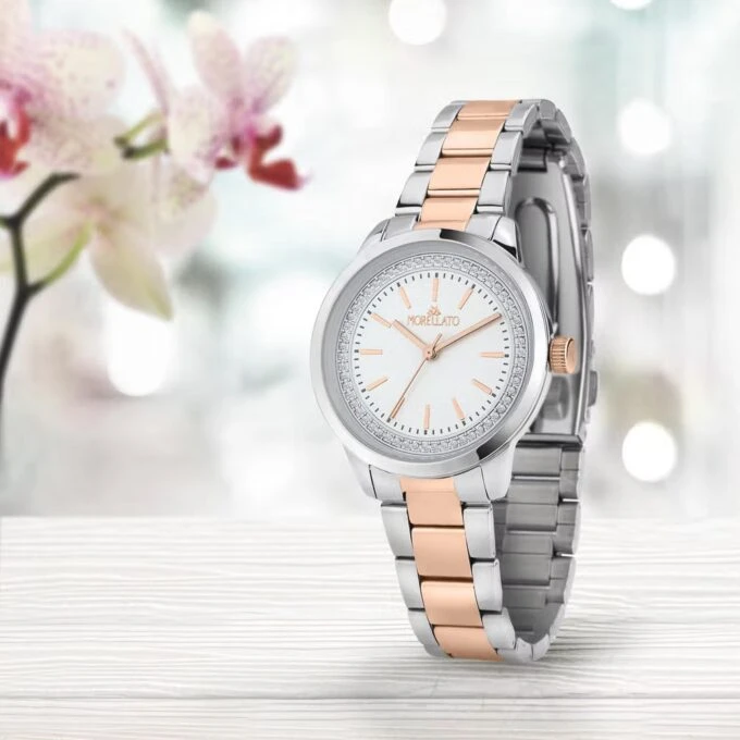 COLLECTION NINFA MONTRE FEMME MORELLATO NINFA - R0153141552 - Bracelet en Acier Inoxydable - Affichage analogique - Résistant à l'eau