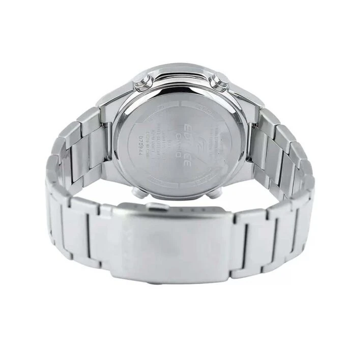 Montre Classique Homme - Casio Edifice - EFV-C110D-5ADF - Acier Inoxydable, Chronographe, Étanche, Bracelet Métal - Argent, Cadran Doré