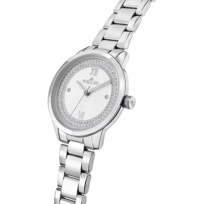 Montre Femme Morellato – R0153141553 – Collection Ninfa – Bracelet en Acier – Affichage Analogique – Résistante à l’Eau 3 ATM