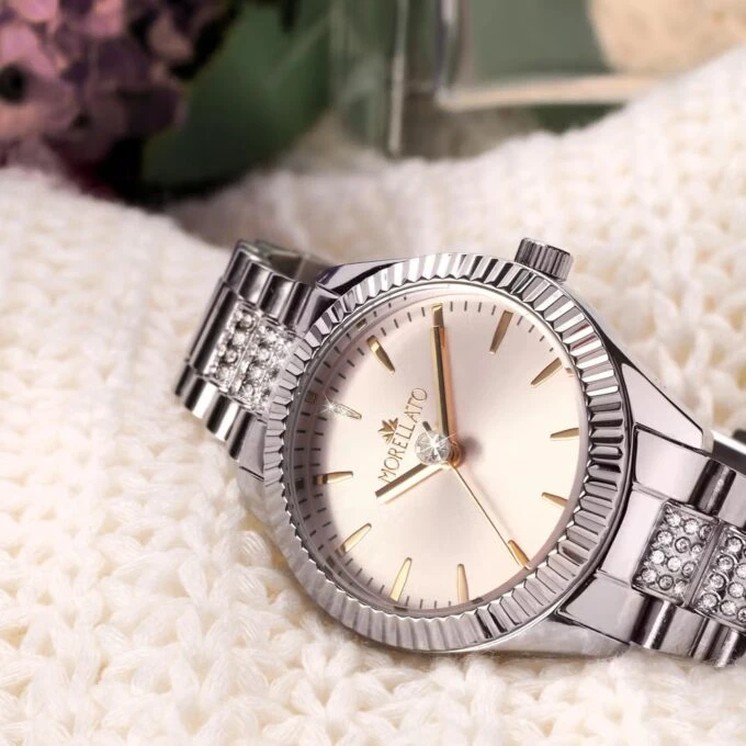 Montre Femme Morellato – R0153165531 – Bracelet en Métal – Affichage Analogique – Résistante à l’Eau 3 ATM