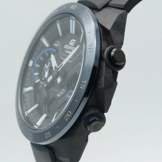 Montre Classique Homme - Casio Edifice - ECB-2200PB-1ADF – Bluetooth, Chronographe, Résine, Noir – Référence ECB-2200PB-1ADF