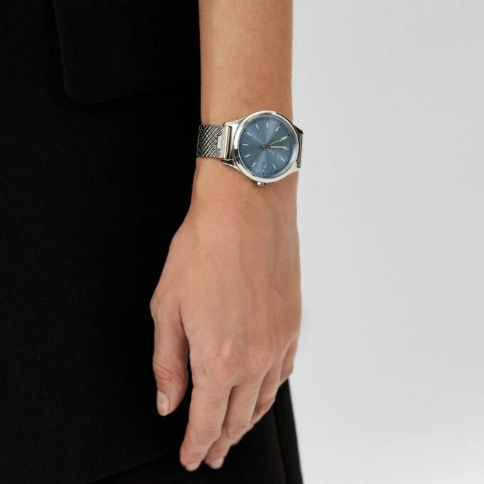 Montre Femme Trussardi City Life – Analogique, Date et Heure, Bracelet Acier – Montres – Argenté – R2453170507