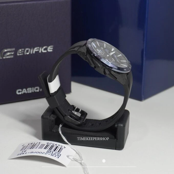 Montre Classique Homme - Casio Edifice - ECB-2200PB-1ADF – Bluetooth, Chronographe, Résine, Noir – Référence ECB-2200PB-1ADF