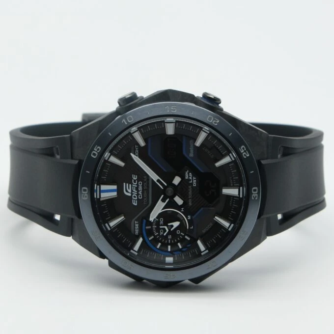 Montre Classique Homme - Casio Edifice - ECB-2200PB-1ADF – Bluetooth, Chronographe, Résine, Noir – Référence ECB-2200PB-1ADF