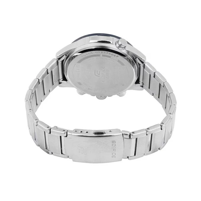 Montre Classique Homme Casio Edifice - ECB-30DB-1ADF – Acier Inoxydable, Bracelet Métal, Chronographe, Étanche, Design Élégant – Argenté – Référence ECB-30DB-1ADF