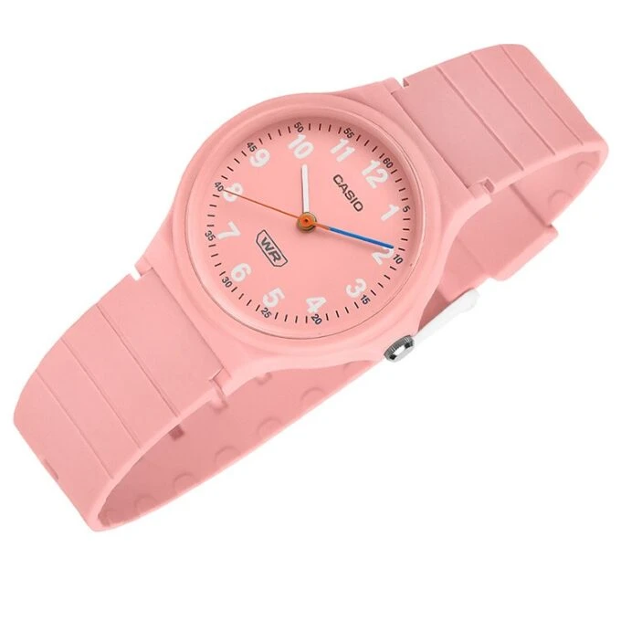 Montre Classique - CASIO - Unisexe - Design Élégant, Bracelet Confortable, Résistante à lEau, Mouvement Quartz - Rose - LQ-24B-4BDF