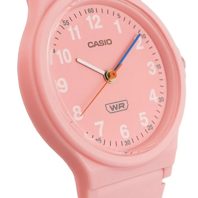 Montre Classique - CASIO - Unisexe - Design Élégant, Bracelet Confortable, Résistante à lEau, Mouvement Quartz - Rose - LQ-24B-4BDF