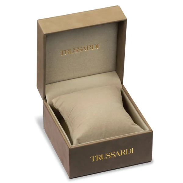 Montre Femme Trussardi Metropolitan, Acier Argenté, Cadran Bleu, 30mm, Etanche 50m, Style Classique – Réf. R2453159505